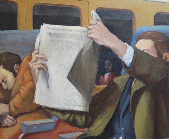 Detail of 'The Night Train', 1986