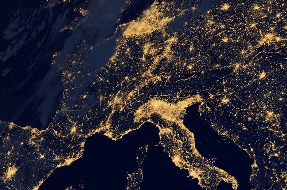 @NASA, Western Europe by Night